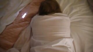 College Girl Fucked From Behind, Quick Creampie, Pussy Too Tight to Last! POV, Close up