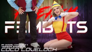 Freaky Fembots – Young Looking Robot Babe Coco Lovelock Gets Her Pussy Used And Drilled By Old Stud