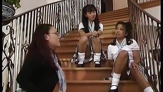 Lusty Asian Girl with Great Body Does Rough Doggystyle