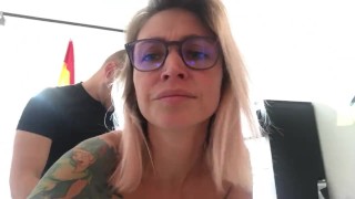 OFFICE FUCKING! BEST ANAL, PUSSY FUCKING AND BLOWJOB WITH TEEN BABE IN JOB