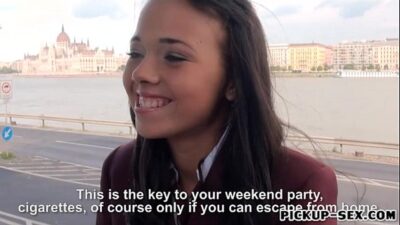 Tricia Teen screwed by nasty stranger for money