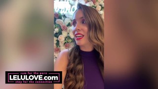 Babe in full makeup & curly hair & lipstick for fancy gala selfie dances & gets stuck in dress & needs unzipping – Lelu Love