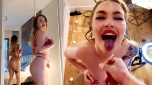 Friendzone is OVER. He Bought Her New Lingerie, She Sucked His Dick – Natalie Wayne