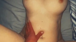 Mom getting fucked secretly by step son gets interrupted by Amazon delivery driver