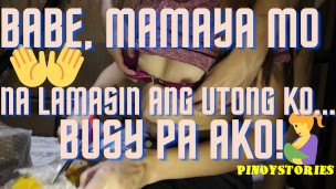 Unboxing ni Maputing Pinay Habang Nilalamas ang Joga at Nagpapatugtog ng Kanta ni Ron Henley Part 1