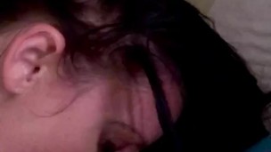 Young Deep Throat with older fat man