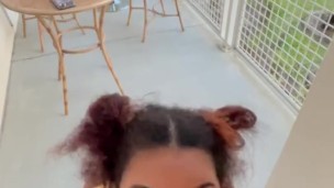 I wanted to throat him on the balcony